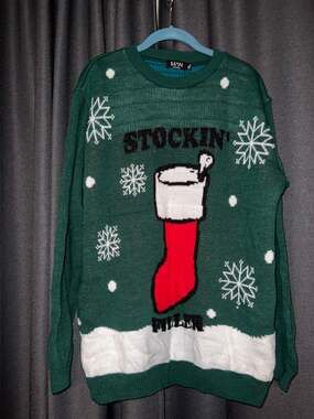 Ugly Christmas Sweater Xmas Size XL